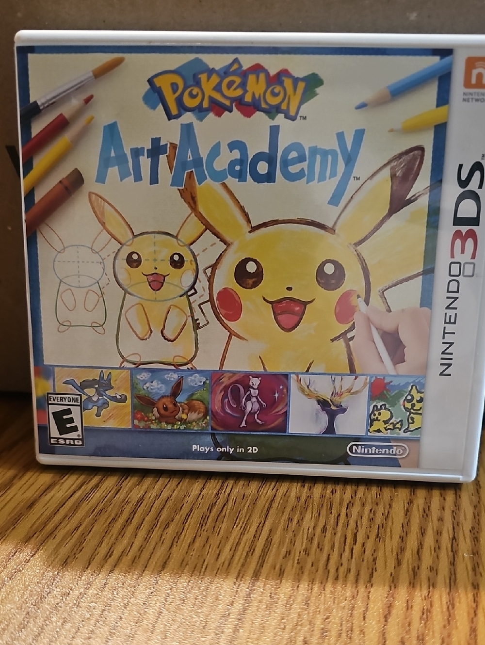 Nintendo Pokémon Art Academy - Yellow Pikachu Cover Art Like NEW